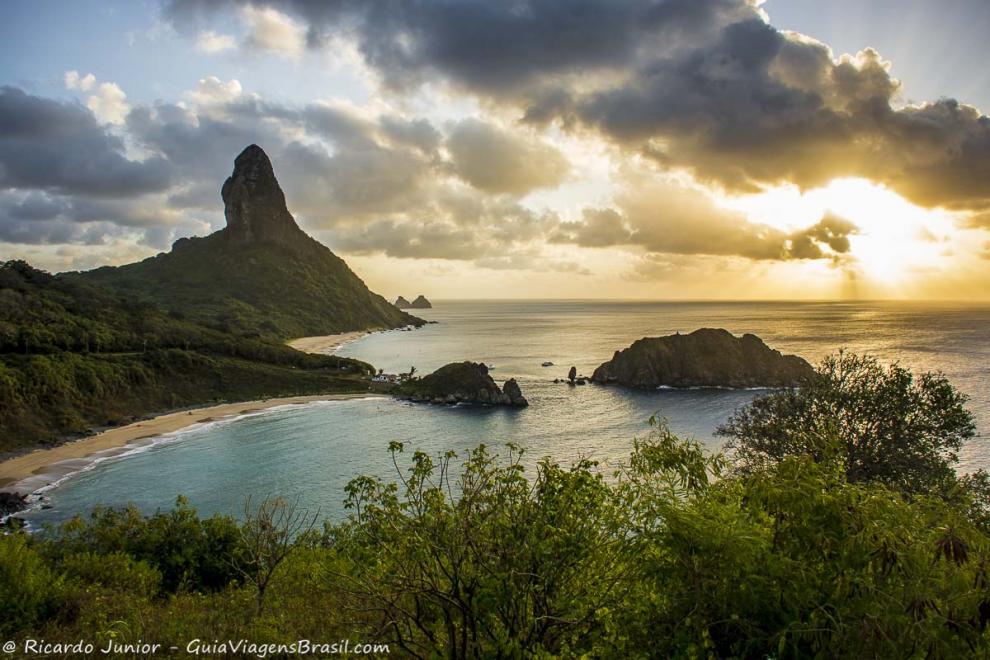 Imagem do mar lindo de Fernando.